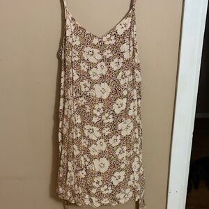 Roxy Floral Cream Dress